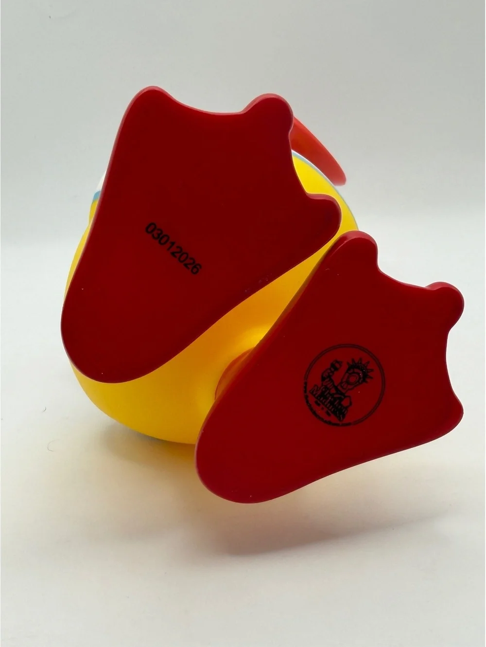 Soccer Duck bath toy